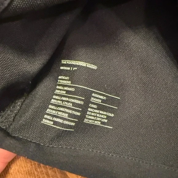 Ten Thousand The Foundation Short 7" Shorts Men Medium Black Unlined Gym Workout - Picture 3 of 6